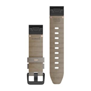 Garmin Fenix 6S Quickfit Band Shale Gray Suede Leather - Image 2