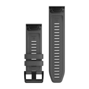 Garmin Quickfit 26 Watch Bands Slate Gray Silicone - Image 2