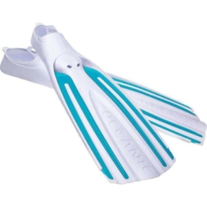 OCEANIC FINS VIPER 2 FF, WHT/PK MD 7.5-8.5 - Image 1