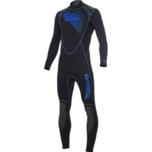 BARE WETSUIT 1MM SPORT FULL MENS BLUE - S - Image 1