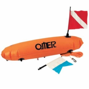 OMER FLOAT TORPEDO RED & ALFA FLAG - Image 1