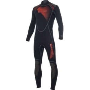 BARE WETSUIT 1MM SPORT FULL MENS RED - S - Image 1