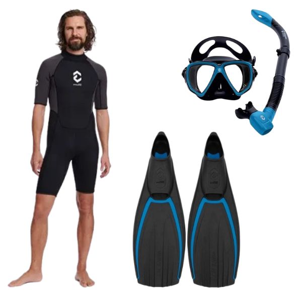 diving snorkel bundle
