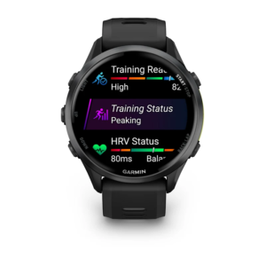GARMIN Forerunner 970 GPS running watch, Carbon Gray DLC Titanium with Black Case and Black/Translucent Whitestone Band - Image 4