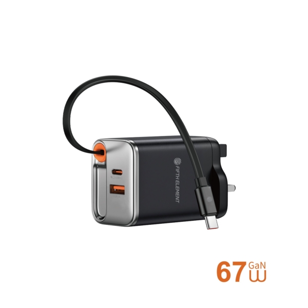 The Fifth Element Helix GaN Fast Charger PD 67W