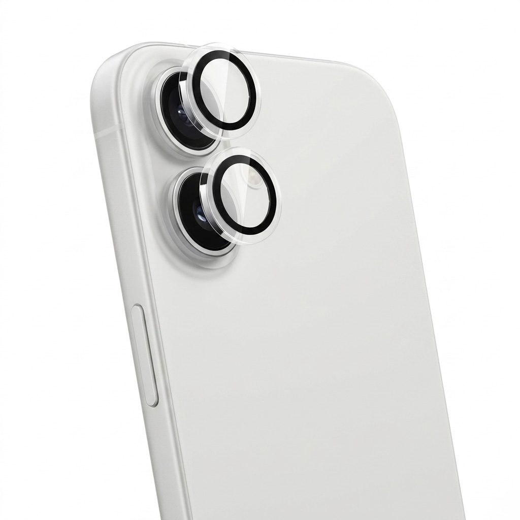 FIFTH ELEMENT OPTIX Ultra Clear Anti-Reflective Camera Lens Protector compactible with iPhone 17, 9H Tempered Glass Case-Friendly Shield – Transparent