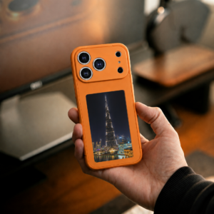FIFTH ELEMENT NOVA NFC Photo Case with E-Ink Display compactible with iPhone 17 Pro Max, Large Custom Image Cover - Image 6