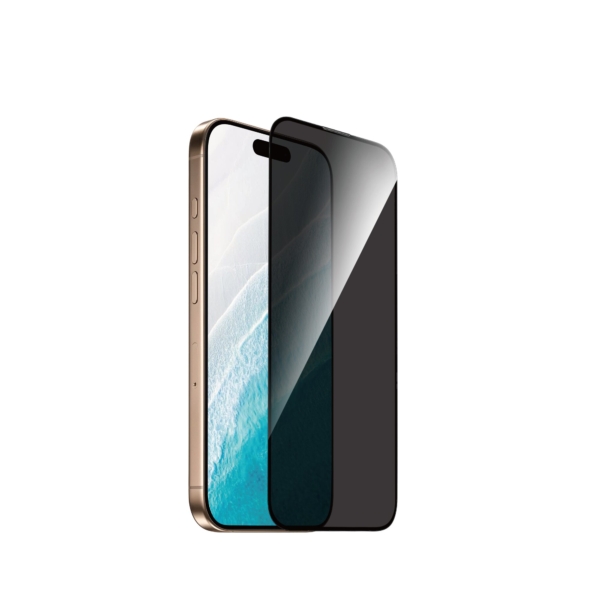 FIFTH ELEMENT GHOST Anti-Spy Privacy Tempered Glass Screen Protector compactible with iPhone 17 Pro Max, 9H Side View Blocking Guard